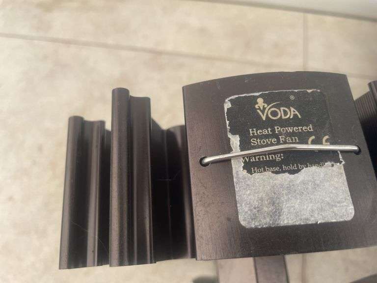 Mastercraft tile saw - working and a heat power stove fan