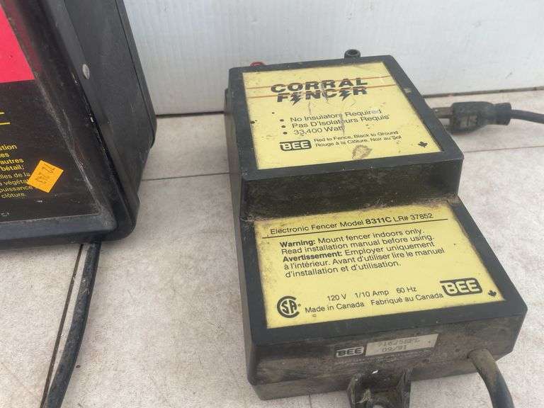 Co-op 120V Scorpion electronic fence controller and a Corral fencer 120V -owners says working