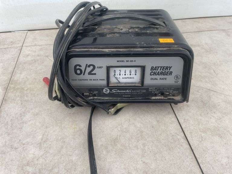 Schumacher 6/2 amp battery charger - owner says working