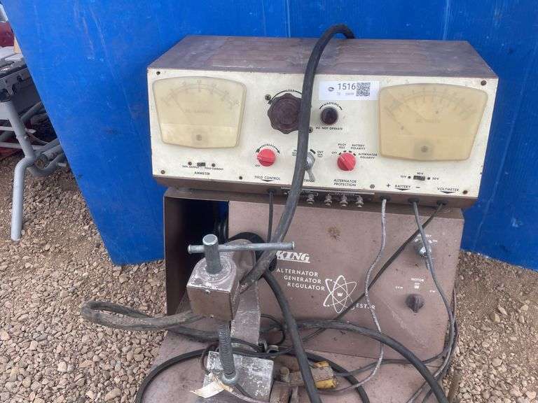 King alternator, generator and regulator tester - motor runs - condition unknown