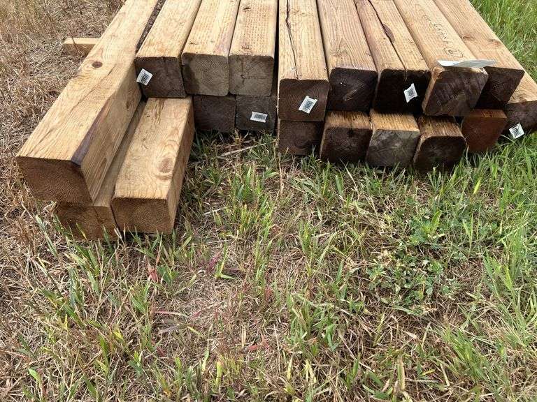 LUMBER: 19 of 4x4x9 treated posts