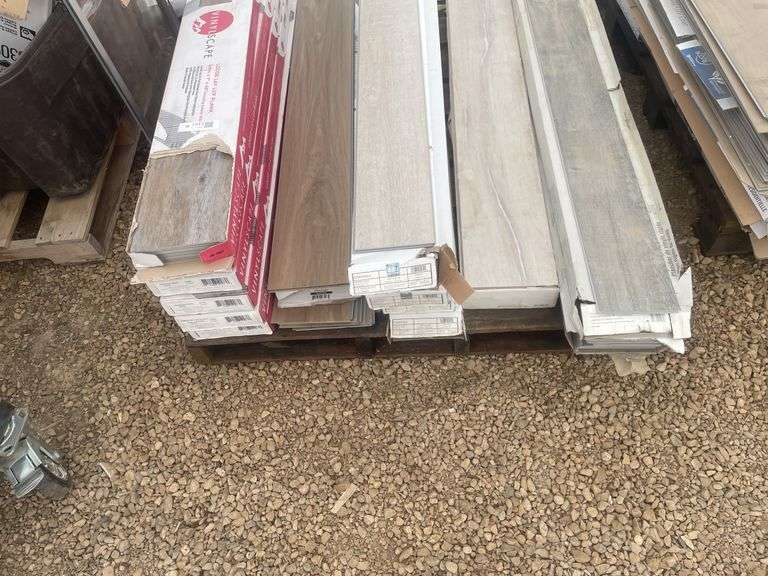 Pallet of assorted flooring