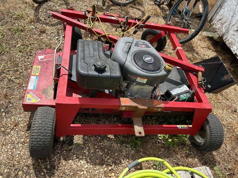 Swisher tow behind 60” mower - runs