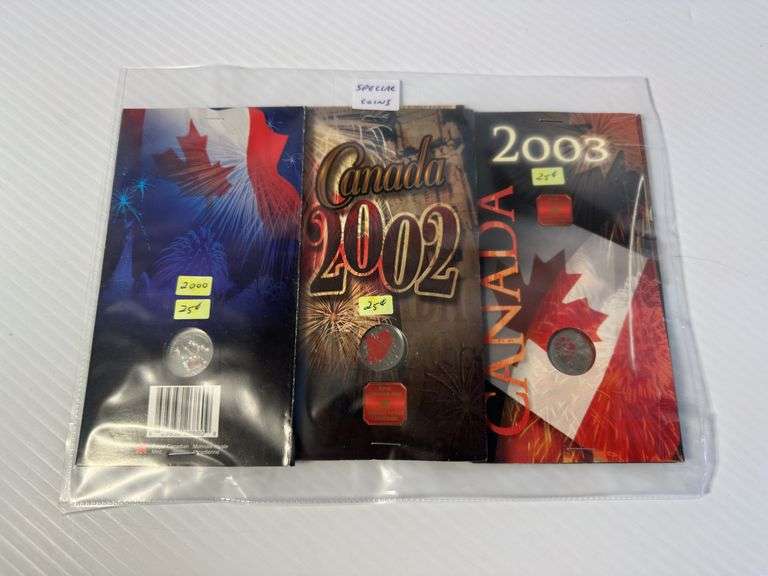 2000 Quarter, 2002 Quarter, 2003 Quarter Special Coins