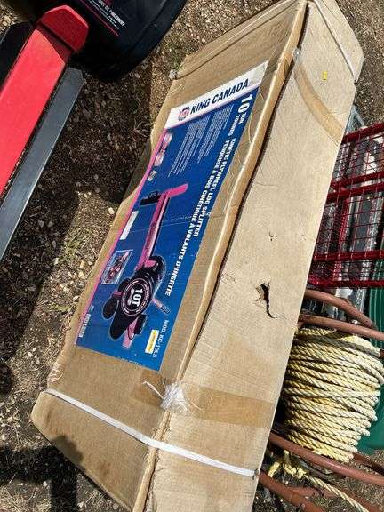 UNUSED KING 10ton Kinetic flywheel log splitter NEW IN BOX