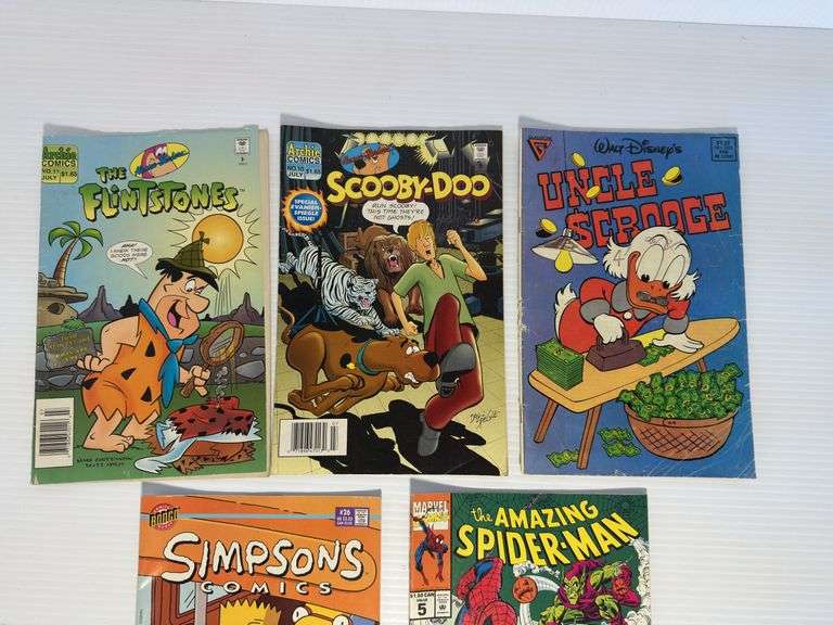 Qty of Comic Books - The Flintstones, Scooby-Doo, The Amazing Spiderman, Etc