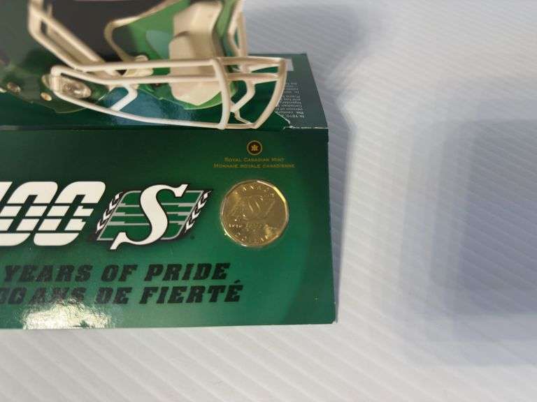 100 Years of Pride Saskachewan Roughrider Loonie