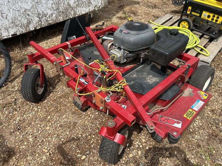 Swisher tow behind 60” mower - runs