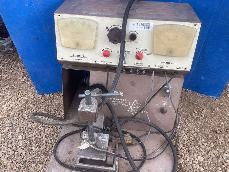 King alternator, generator and regulator tester - motor runs - condition unknown