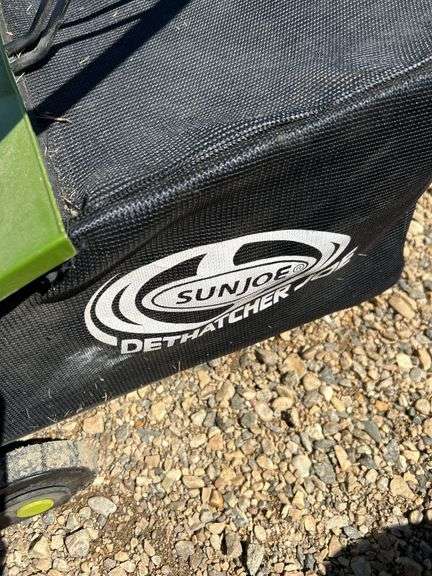 Sunjoe electric dethatcher - owner says works