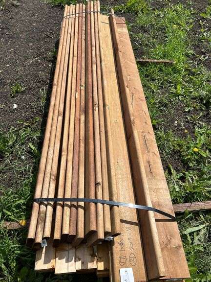 LUMBER: 17 of 1x6x8 treated & 21 of 2x4x8