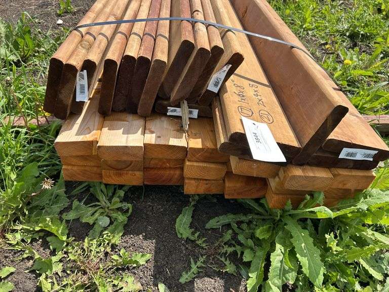 LUMBER: 17 of 1x6x8 treated & 21 of 2x4x8