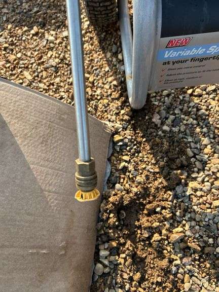 Coleman pressure washer - HARD TO PULL OVER