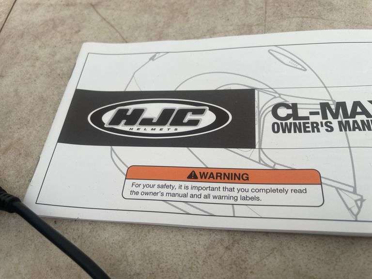 HJC Helmet CL-MAX size XXL - DOT approved