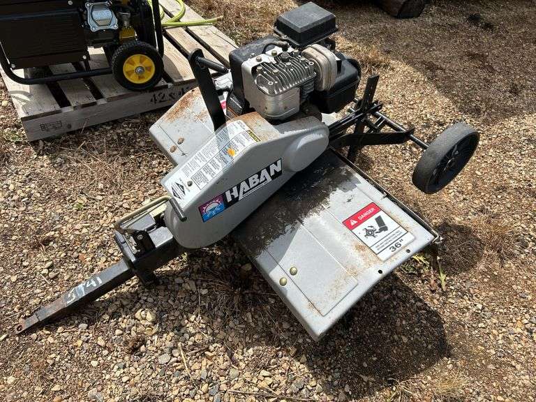 Haban 36” tow behind tiller - owner says runs