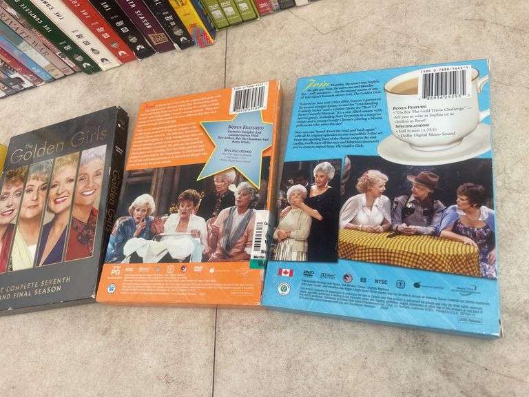 Large quantity of DVD's - including Golden Girls