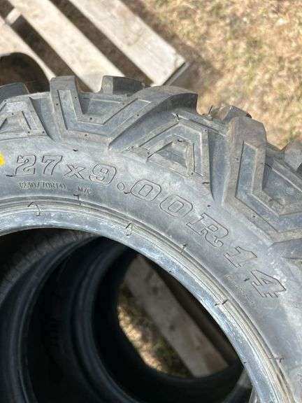 3 Quad tires 27x9.00R14