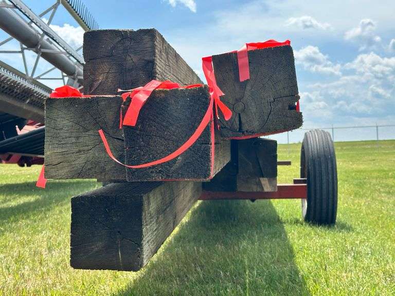 Swather Carrier w/ qty of 10" x 10" Timbers