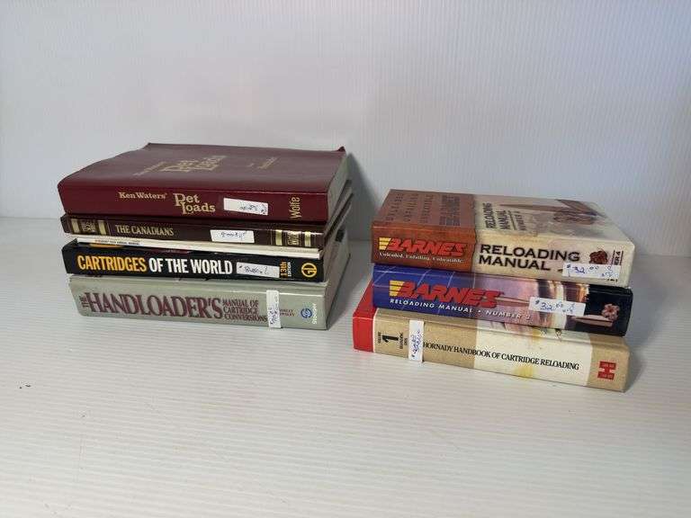 Qty of Rifle & Handgun Reloading Books