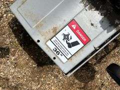 Haban 36” tow behind tiller - owner says runs
