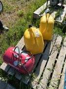 Portable air tank & 2 fuel cans