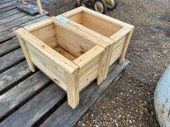 Locally made planters 12x18x13
