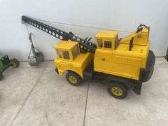TONKA Crane, TONKA Tractor and a Jeep