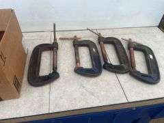 4 heavy duty 6" c-clamps