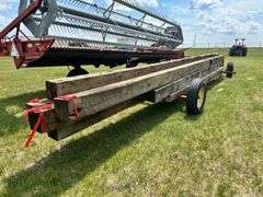 Swather Carrier w/ qty of 10" x 10" Timbers