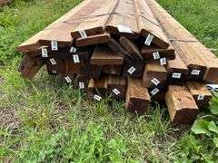 LUMBER: 18 of 1x6x10 treated & 19 of 4x4x10 treated posts