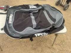 THULE Sweden Quest bag and 2 vintage Coca-Cola trays