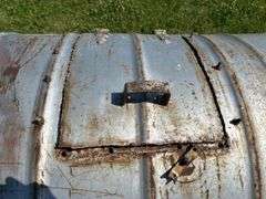 Approx 500gal waste tank on skids
