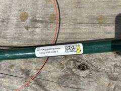 Pallet of misc plastic containers, bale twine, partial pail of tar etc