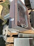 Pallet of misc, propane tank, shovel, wall heaters etc