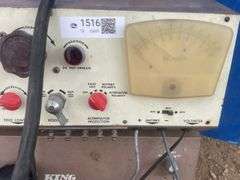 King alternator, generator and regulator tester - motor runs - condition unknown