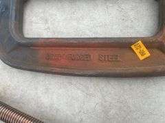 4 heavy duty 6" c-clamps