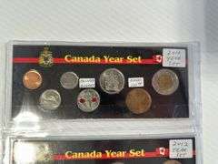 2010 - With Painted Quarter & Sask. Rider's Loonie & 2012