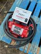 Gasboy metered fuel pump with hose NO NOZZLE