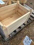 Locally made planter 14x14x16 & planter 12x19x13