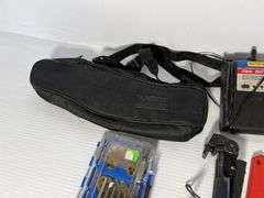 Tap & Die Set, Tripod, Small Scope Bag, Large Flashlight