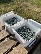 Pail of 3/8”x1 & pail of 3/8”x1-1/4” bin bolts