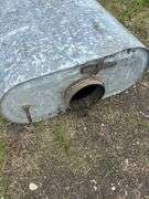 2 galvanized tanks