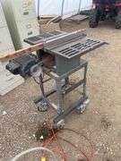 9" Beaver table saw with 1hp motor on stand - running condition  - missing protractor