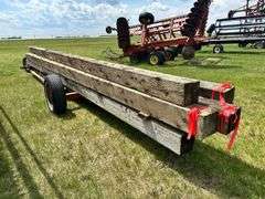 Swather Carrier w/ qty of 10" x 10" Timbers