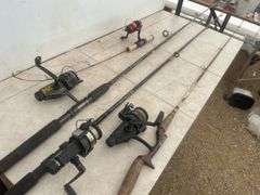 Quantity of fishing rods and reels