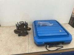 Mastercraft tile saw - working and a heat power stove fan