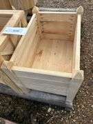 Locally made planter 14x14x16 & planter 12x19x13