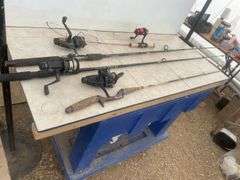 Quantity of fishing rods and reels