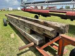 Swather Carrier w/ qty of 10" x 10" Timbers