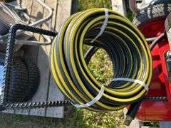 Coleman Powermate air compressor c/w hose - owner says works